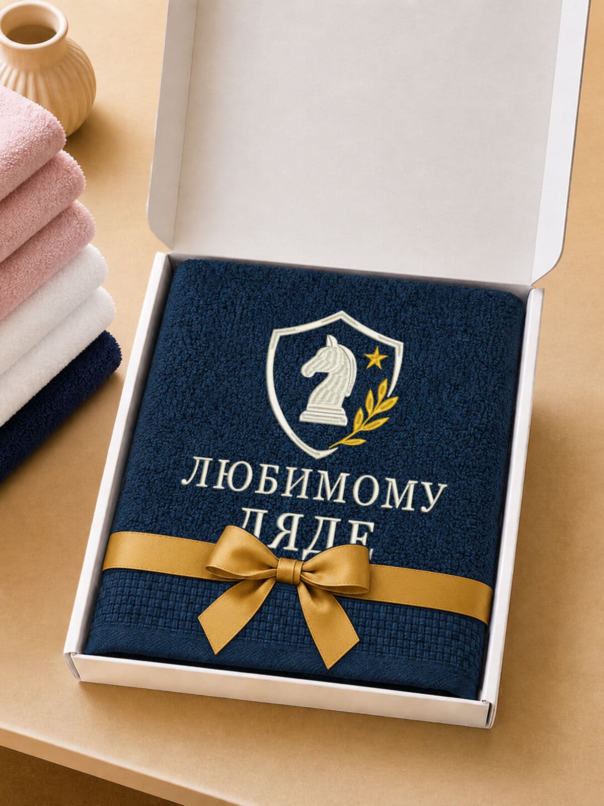 Подарок любимому дяде банное полотенце — фото 5