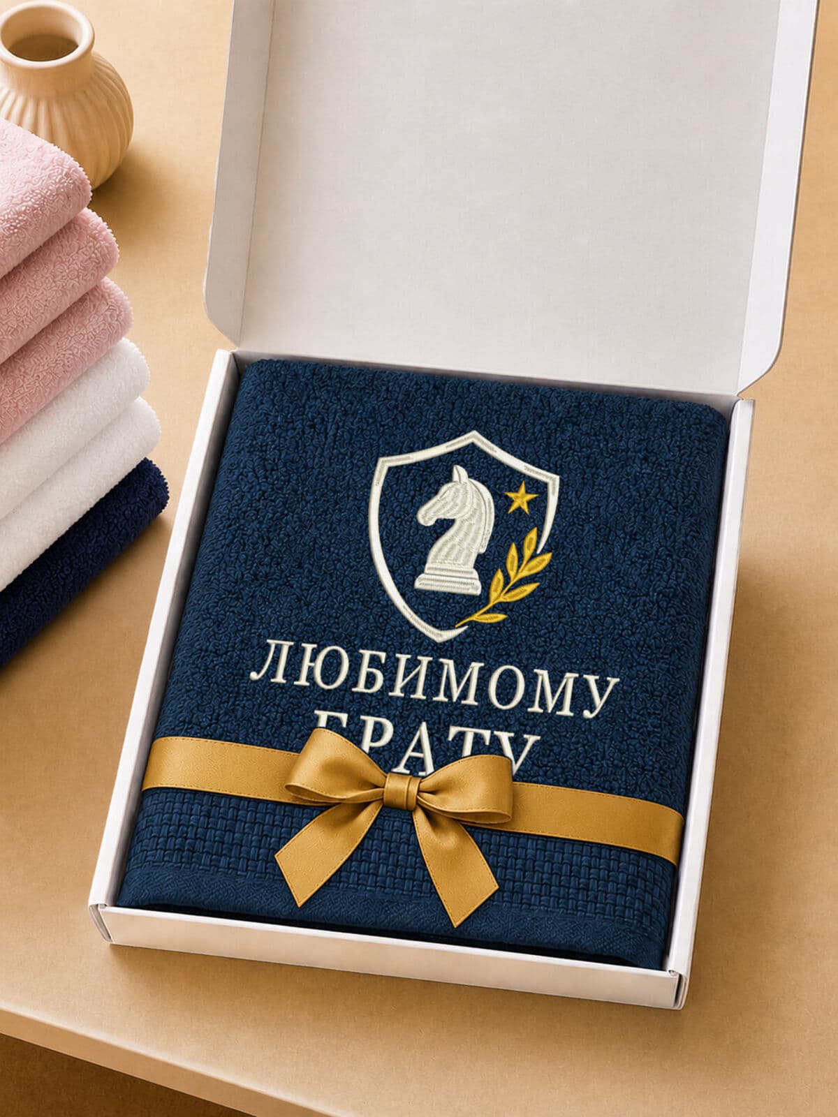 Подарок любимому брату банное полотенце — фото 5