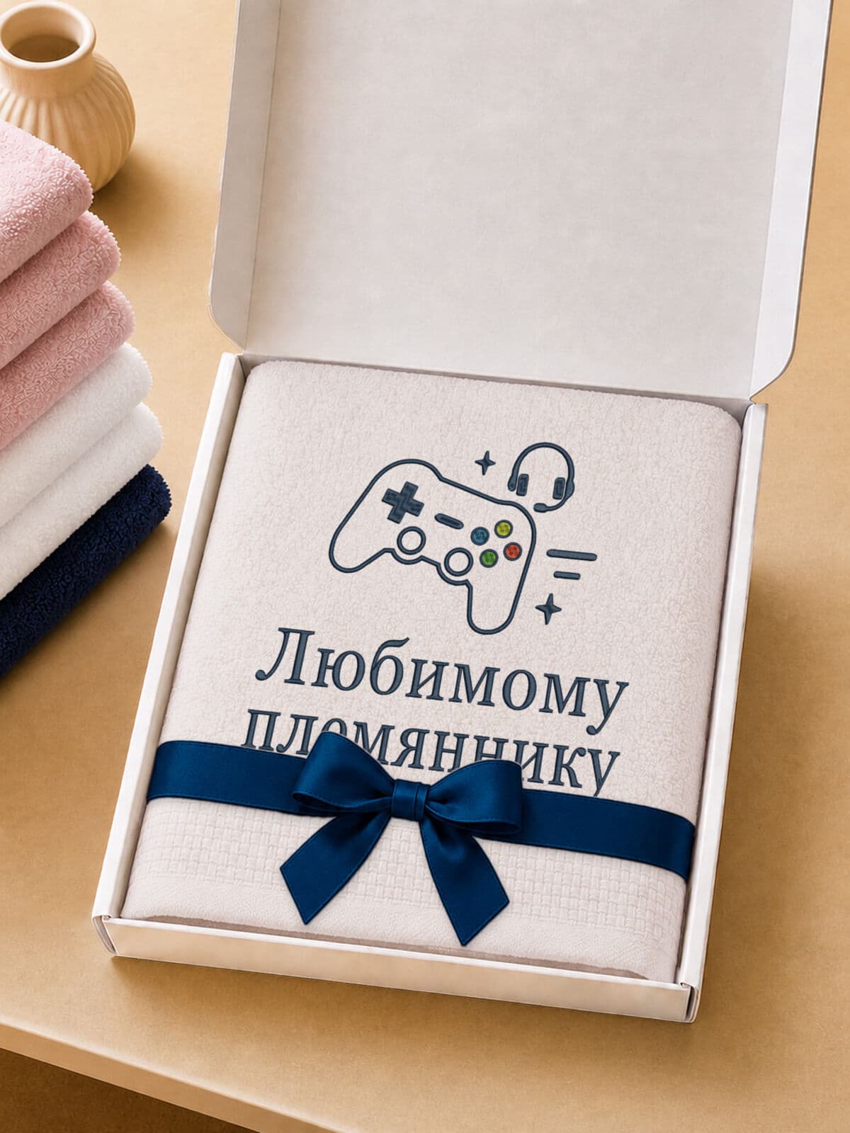 Подарок любимому племяннику банное полотенце — фото 5