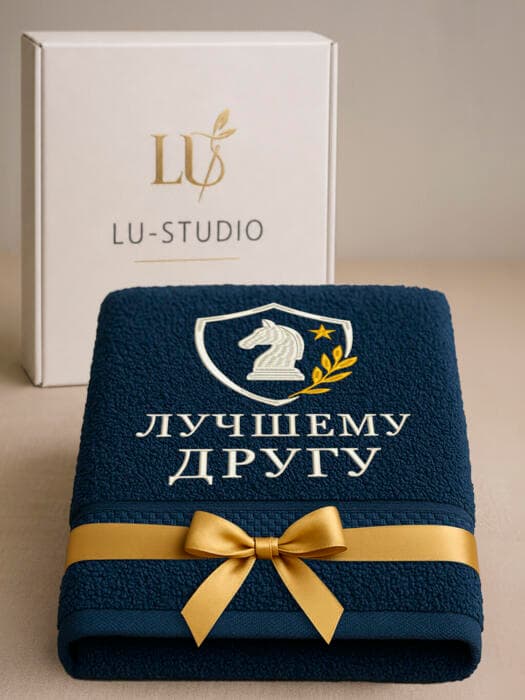 Подарок лучшему другу банное полотенце